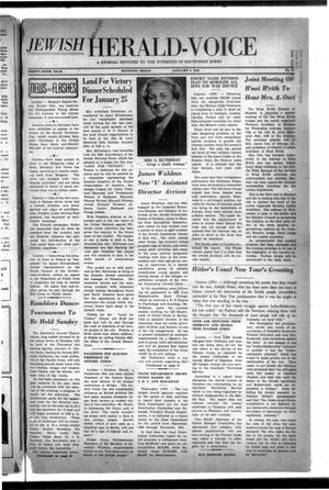 Jewish Herald-Voice (Houston, Tex.), Vol. 36, No. 47, Ed. 1 Thursday, January 8, 1942