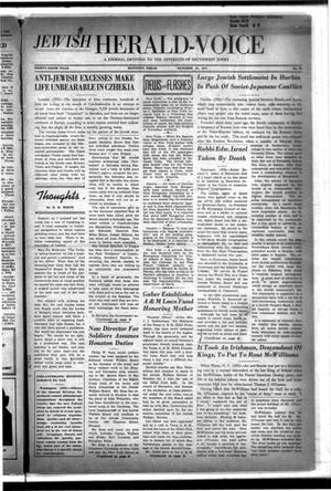 Jewish Herald-Voice (Houston, Tex.), Vol. 36, No. 31, Ed. 1 Thursday, October 23, 1941
