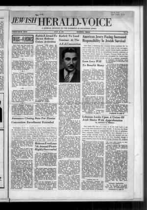 Jewish Herald-Voice (Houston, Tex.), Vol. 36, No. 16, Ed. 1 Thursday, July 10, 1941