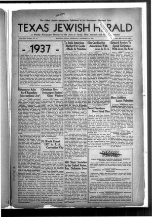 Texas Jewish Herald (Houston, Tex.), Vol. 61, No. 26, Ed. 1 Thursday, December 31, 1936