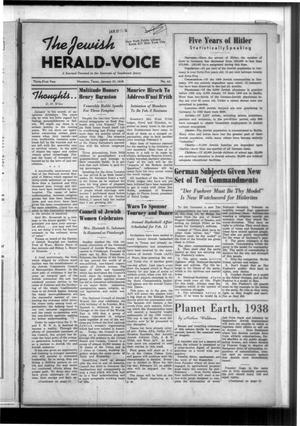 The Jewish Herald-Voice (Houston, Tex.), Vol. 31, No. 43, Ed. 1 Thursday, January 27, 1938