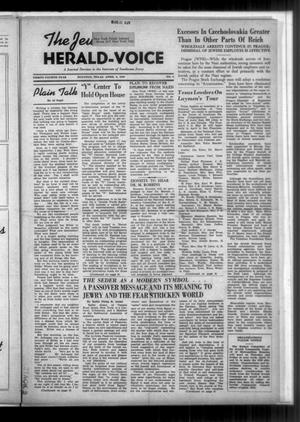 The Jewish Herald-Voice (Houston, Tex.), Vol. 34, No. 2, Ed. 1 Thursday, April 6, 1939