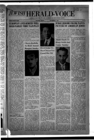 Jewish Herald-Voice (Houston, Tex.), Vol. 36, No. 42, Ed. 1 Thursday, December 4, 1941