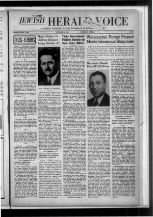 Jewish Herald-Voice (Houston, Tex.), Vol. 35, No. 31, Ed. 1 Thursday, October 24, 1940