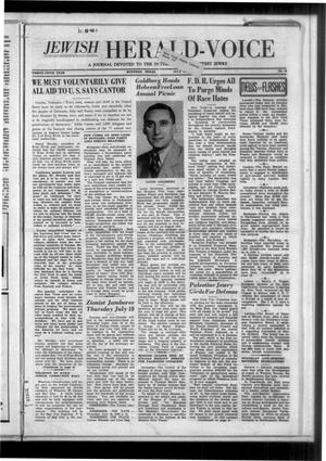 Jewish Herald-Voice (Houston, Tex.), Vol. 35, No. 16, Ed. 1 Thursday, July 11, 1940