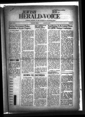 Jewish Herald-Voice (Houston, Tex.), Vol. 41, No. 43, Ed. 1 Thursday, January 30, 1947