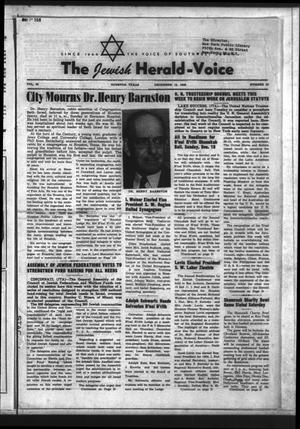 The Jewish Herald-Voice (Houston, Tex.), Vol. 44, No. 42, Ed. 1 Thursday, December 15, 1949