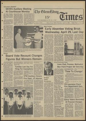 The Odem-Edroy Times (Odem, Tex.), Vol. 29, No. 17, Ed. 1 Thursday, April 24, 1980
