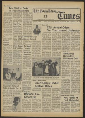 The Odem-Edroy Times (Odem, Tex.), Vol. 28, No. 48, Ed. 1 Thursday, November 29, 1979