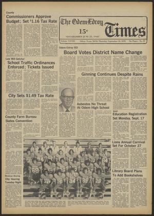 The Odem-Edroy Times (Odem, Tex.), Vol. 28, No. 37, Ed. 1 Thursday, September 13, 1979