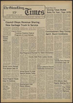 The Odem-Edroy Times (Odem, Tex.), Vol. 28, No. 38, Ed. 1 Thursday, September 20, 1979