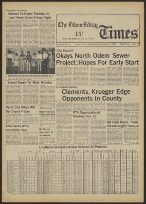 The Odem-Edroy Times (Odem, Tex.), Vol. 27, No. 45, Ed. 1 Thursday, November 9, 1978
