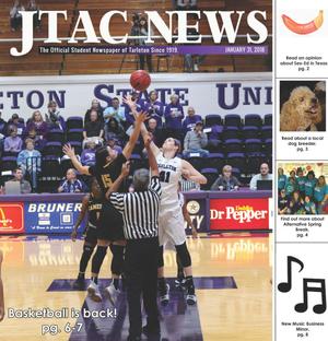 Primary view of object titled 'JTAC News (Stephenville, Tex.), Ed. 1 Wednesday, January 31, 2018'.