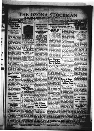 Primary view of object titled 'The Ozona Stockman (Ozona, Tex.), Vol. 21, No. 40, Ed. 1 Thursday, January 10, 1935'.