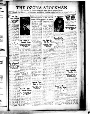 The Ozona Stockman (Ozona, Tex.), Vol. 21, No. 15, Ed. 1 Thursday, July 19, 1934