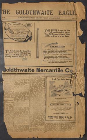 The Goldthwaite Eagle. (Goldthwaite, Tex.), Vol. 18, No. 52, Ed. 1 Saturday, August 10, 1912
