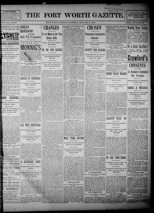 Fort Worth Gazette. (Fort Worth, Tex.), Vol. 20, No. 30, Ed. 1, Thursday, January 2, 1896