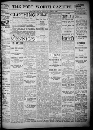 Fort Worth Gazette. (Fort Worth, Tex.), Vol. 20, No. 44, Ed. 1, Friday, January 17, 1896