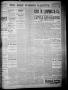 Thumbnail image of item number 1 in: 'Fort Worth Gazette. (Fort Worth, Tex.), Vol. 20, No. 73, Ed. 1, Saturday, February 22, 1896'.