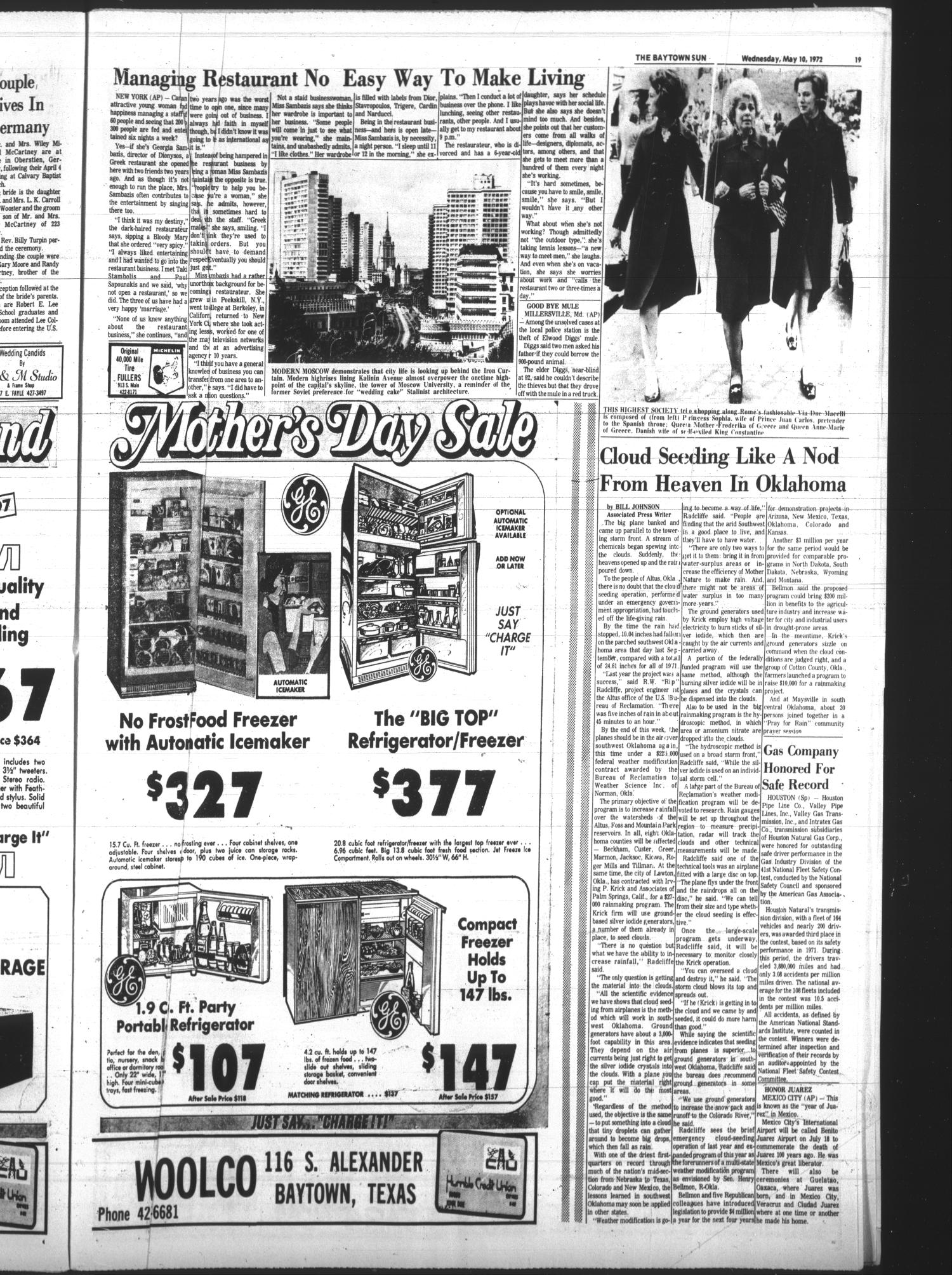 The Baytown Sun (Baytown, Tex.), Vol. 50, No. 185, Ed. 1 Wednesday, May 10, 1972
                                                
                                                    [Sequence #]: 27 of 32
                                                