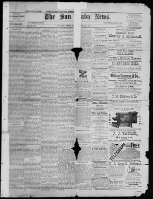The San Saba News. (San Saba, Tex.), Vol. 14, No. 2, Ed. 1, Friday, October 28, 1887