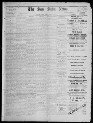 The San Saba News. (San Saba, Tex.), Vol. 14, No. 43, Ed. 1, Friday, August 17, 1888