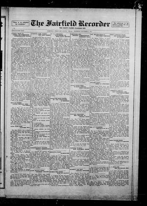 Primary view of object titled 'The Fairfield Recorder (Fairfield, Tex.), Vol. 54, No. 11, Ed. 1 Thursday, December 5, 1929'.