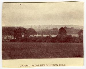 [Oxford from Headington Hill]