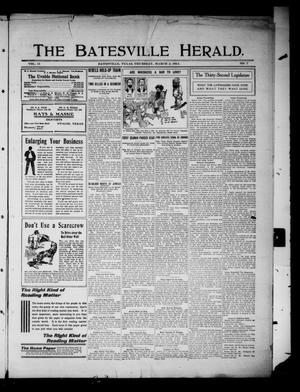 The Batesville Herald. (Batesville, Tex.), Vol. 11, No. 7, Ed. 1 Thursday, March 2, 1911