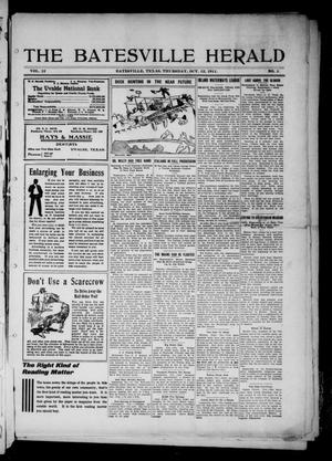 The Batesville Herald (Batesville, Tex.), Vol. 12, No. 5, Ed. 1 Thursday, October 12, 1911