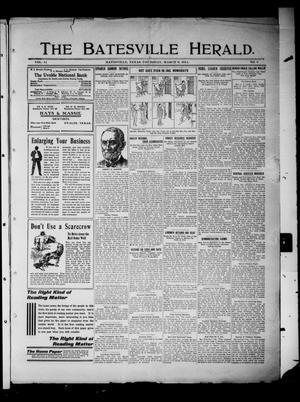 The Batesville Herald. (Batesville, Tex.), Vol. 11, No. 8, Ed. 1 Thursday, March 9, 1911