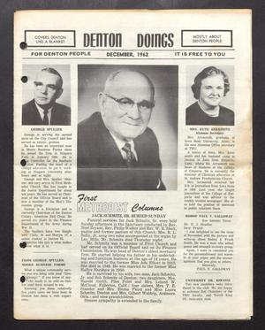 Denton Doings (Denton, Tex.), Ed. 1, December 1962