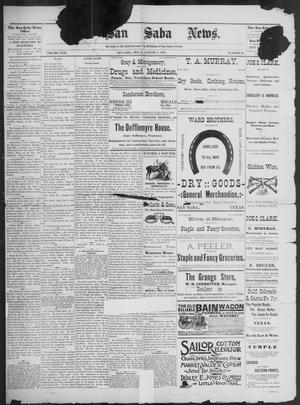 The San Saba News. (San Saba, Tex.), Vol. 17, No. 39, Ed. 1, Friday, August 7, 1891