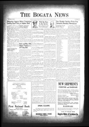 Primary view of object titled 'The Bogata News (Bogata, Tex.), Vol. 33, No. 26, Ed. 1 Friday, April 21, 1944'.