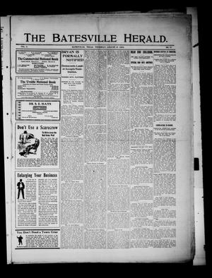 Primary view of object titled 'The Batesville Herald. (Batesville, Tex.), Vol. 8, No. 31, Ed. 1 Thursday, August 13, 1908'.