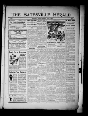 The Batesville Herald. (Batesville, Tex.), Vol. 8, No. 16, Ed. 1 Thursday, April 23, 1908
