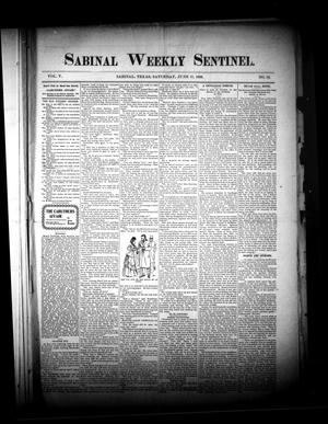 Sabinal Weekly Sentinel. (Sabinal, Tex.), Vol. 5, No. 13, Ed. 1 Saturday, June 17, 1899