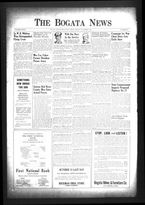 The Bogata News (Bogata, Tex.), Vol. 33, No. 50, Ed. 1 Friday, October 6, 1944