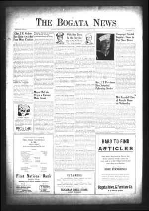The Bogata News (Bogata, Tex.), Vol. 33, No. 51, Ed. 1 Friday, October 13, 1944