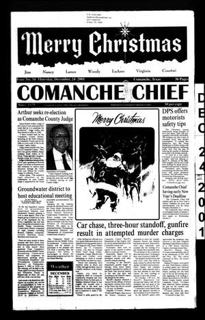 Primary view of object titled 'Comanche Chief (Comanche, Tex.), No. 34, Ed. 1 Monday, December 24, 2001'.
