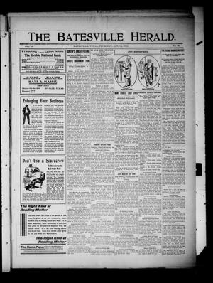 Primary view of object titled 'The Batesville Herald. (Batesville, Tex.), Vol. 10, No. 39, Ed. 1 Thursday, October 13, 1910'.