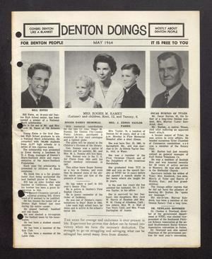 Primary view of object titled 'Denton Doings (Denton, Tex.), Ed. 1, May 1964'.