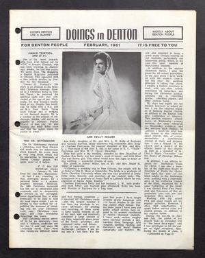 Doings in Denton (Denton, Tex.), February 1961