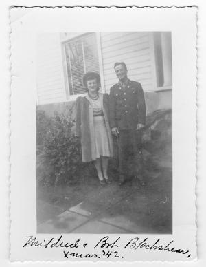 Primary view of object titled '[Mildred and Bob Blackshear]'.