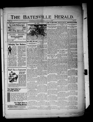 Primary view of object titled 'The Batesville Herald. (Batesville, Tex.), Vol. 10, No. 27, Ed. 1 Thursday, July 14, 1910'.