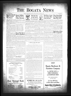 The Bogata News (Bogata, Tex.), Vol. 34, No. 50, Ed. 1 Friday, October 5, 1945