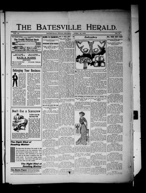 The Batesville Herald. (Batesville, Tex.), Vol. 10, No. 14, Ed. 1 Thursday, April 14, 1910