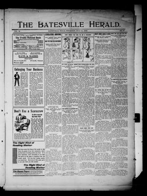 Primary view of object titled 'The Batesville Herald. (Batesville, Tex.), Vol. 10, No. 28, Ed. 1 Thursday, July 21, 1910'.
