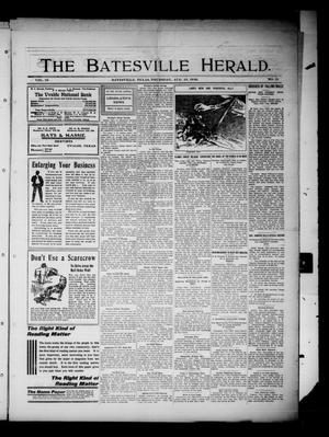 The Batesville Herald. (Batesville, Tex.), Vol. 10, No. 31, Ed. 1 Thursday, August 18, 1910