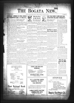 The Bogata News (Bogata, Tex.), Vol. 33, No. 14, Ed. 1 Friday, January 28, 1944